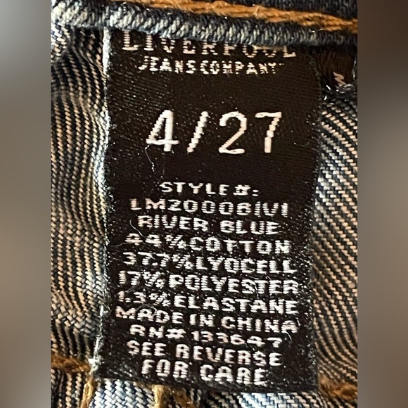 Liverpool Jean Company denim jeans - Picture 7 of 7